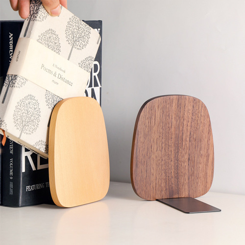 Amazon Bookends Wooden Bookshelf Desktop Solid Wood Bookends Wooden Bookends Cute Trendy Bookends Wholesale