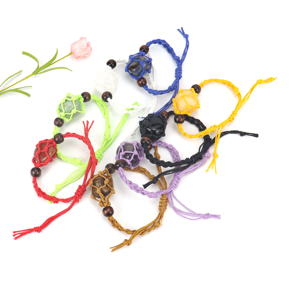 1 Piece Vacation Geometric natural stone Crystal rope Womenu0027S Bracelets