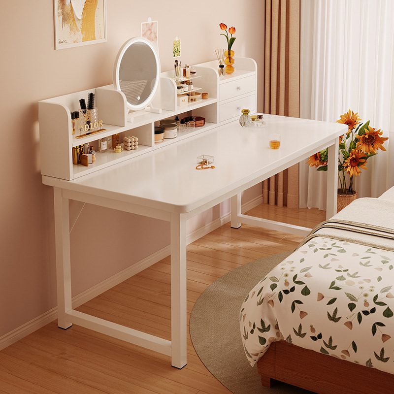 Comodador escritorio de computadora en un dormitorio moderno y minimalista 2025 nuevo estudio estudiantil 2 en 1 escritorio multifuncional