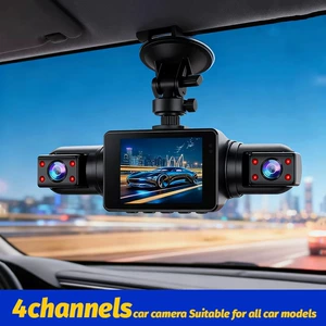 Dörd linzalı panoramik videoregistrator 1080P HD WiFi, parkinq monitorinqi