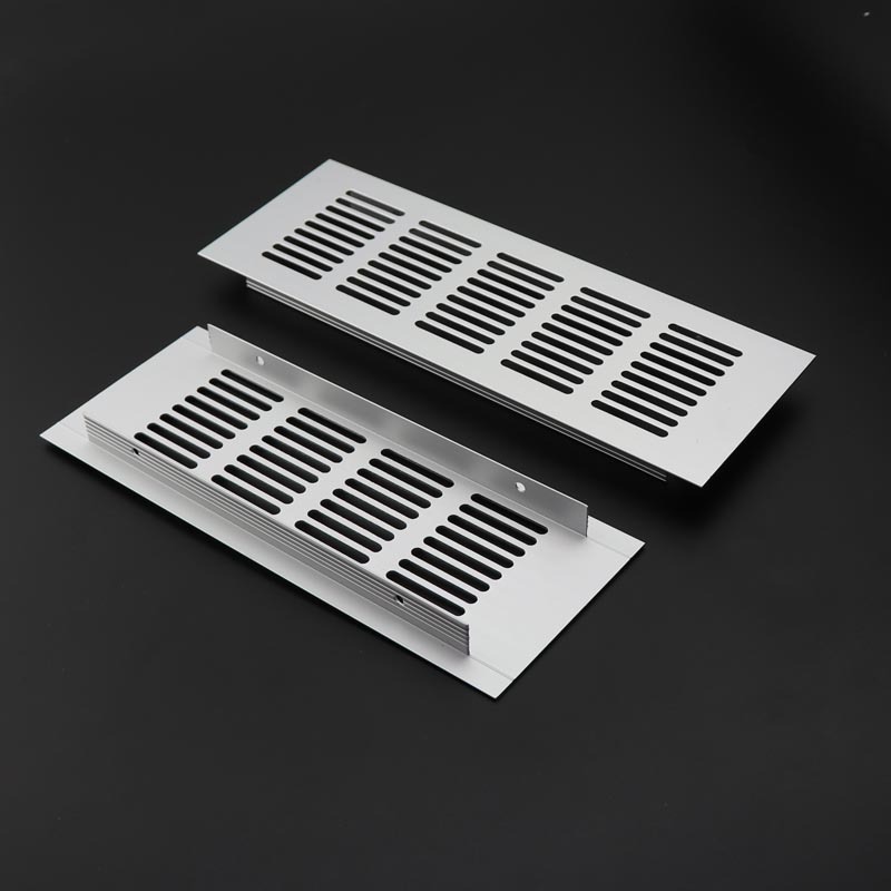 Fábrica al por mayor de aleación de aluminio red de ventilación rectangular armario ventilación de ventilación de ventilación de ventilación multipropósito