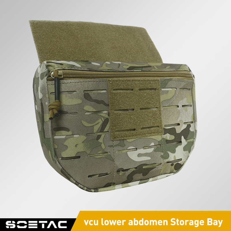 Transfronterizo al por mayor 1000D nylon láser Molle multifuncional paquete de errores táctico chaleco bolso abdominal