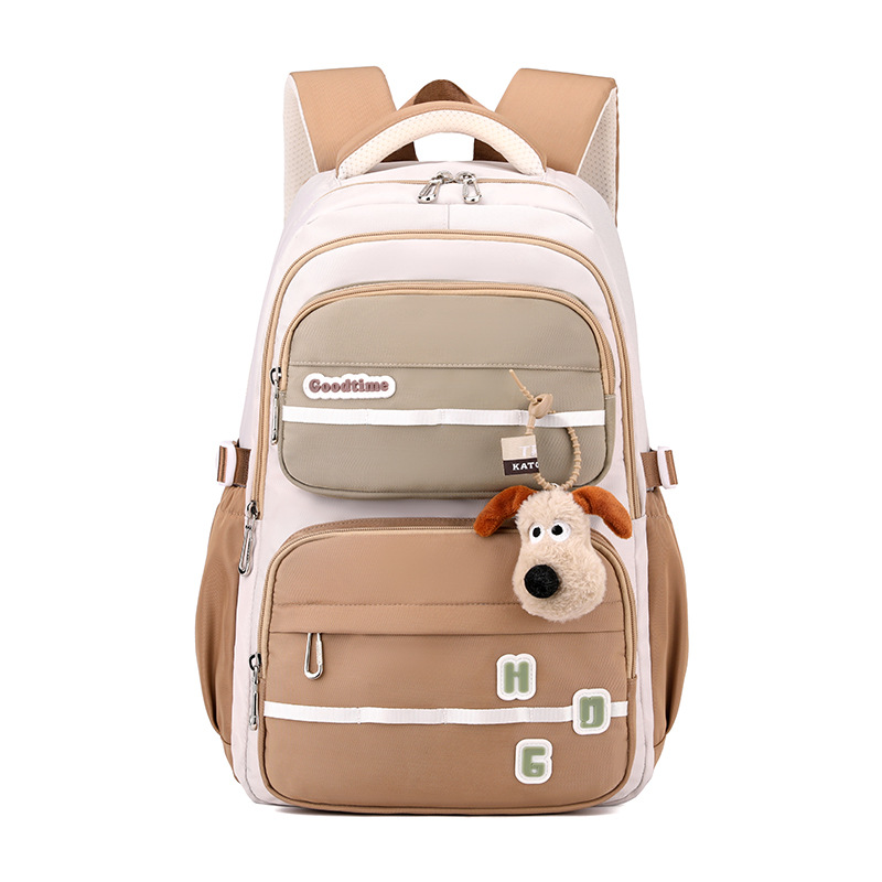 Natural Fish New Leisure Mochila Cross-border femenino Junior High School Student Schoolbag Fashion Travel estilo universitario Mochila