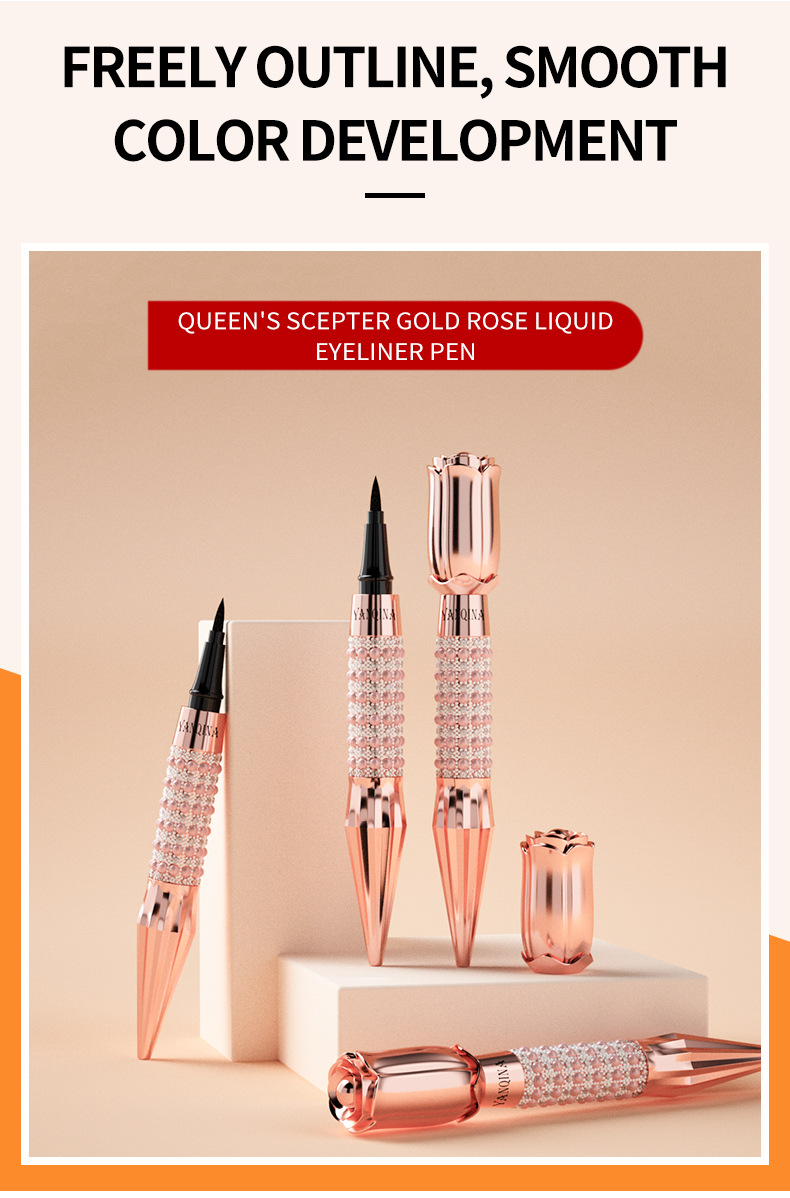 YANQINA Yanqina Sceptre penna liquida per eyeliner impermeabile, resistente al sudore e di colore nero freddo_voghion.com