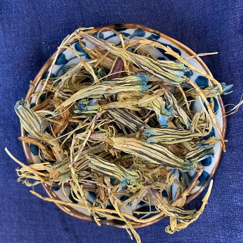 Dried Gentian Flower Long Dan Hua Herbal Tea for Brewing and Decoction 10g Box overview