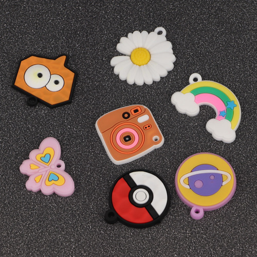 Soft glue keychain decorative piece key pendant decorative accessories keychain pvc doll pendant accessories