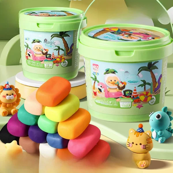 Deli Ultra-Light Clay Kidsren's Safe Non-Toxic Colored Clay 12 Colors 24 Colors 36 Colors Kindergarten Plasticine Clay Toys
