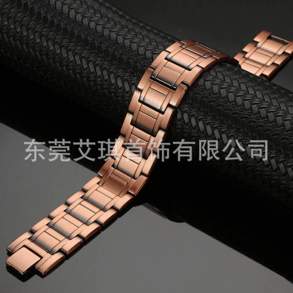 men's copper magnetic bracelet natural stone