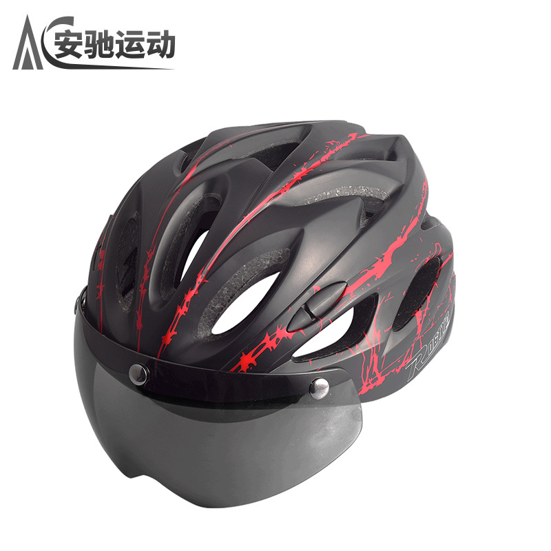 Gafas magnéticas, cascos, lentes a prueba de viento de una pieza, bicicletas, cascos de ciclismo en carretera de montaña, sombreros, patinaje sobre ruedas