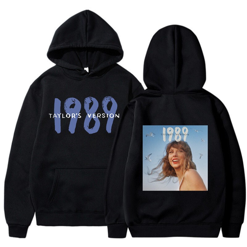 Foreign Trade Popular Printed Taylor Swift 1989 Men's and Women's Hoodies Sweatshirts Loose Large Size Ready Stock Batch