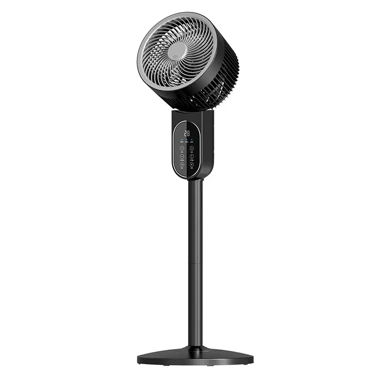 金正太空灰空气循环扇台地两用电风扇家用对流摇头落地扇空调