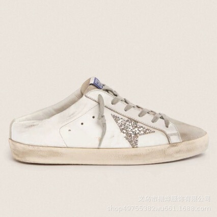 Korean-style distressed star sneakers 2026 new model, height-increasing dirty cowhide women's shoes, slip-on versatile trendy sneakers Korean-style distressed star sneakers 2026 new model, height-increasing dirty cowhide women's shoes, slip-on versatile trendy sneakers