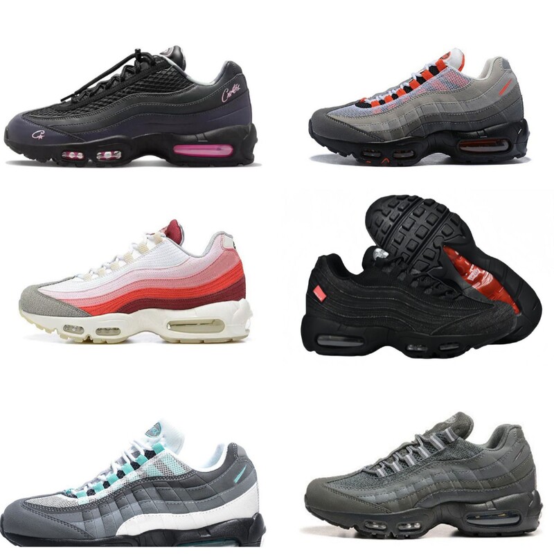 Air Max95 retro anatomical style sneakers, featuring visible air cushion for comfort and height increase, unisex trendy running shoes Air Max95 retro anatomical style sneakers, featuring visible air cushion for comfort and height increase, unisex trendy running shoes