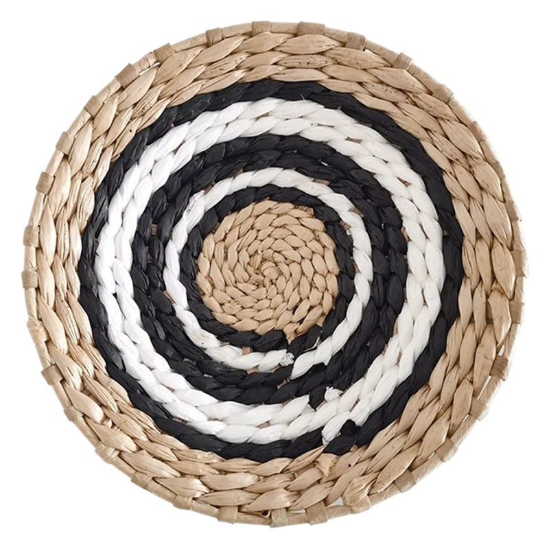 Настенные украшения из соломы для интерьера, декор для фоновых стен, этнический стиль, марокканский стиль, настенные панно для дивана и прикроватной зоны