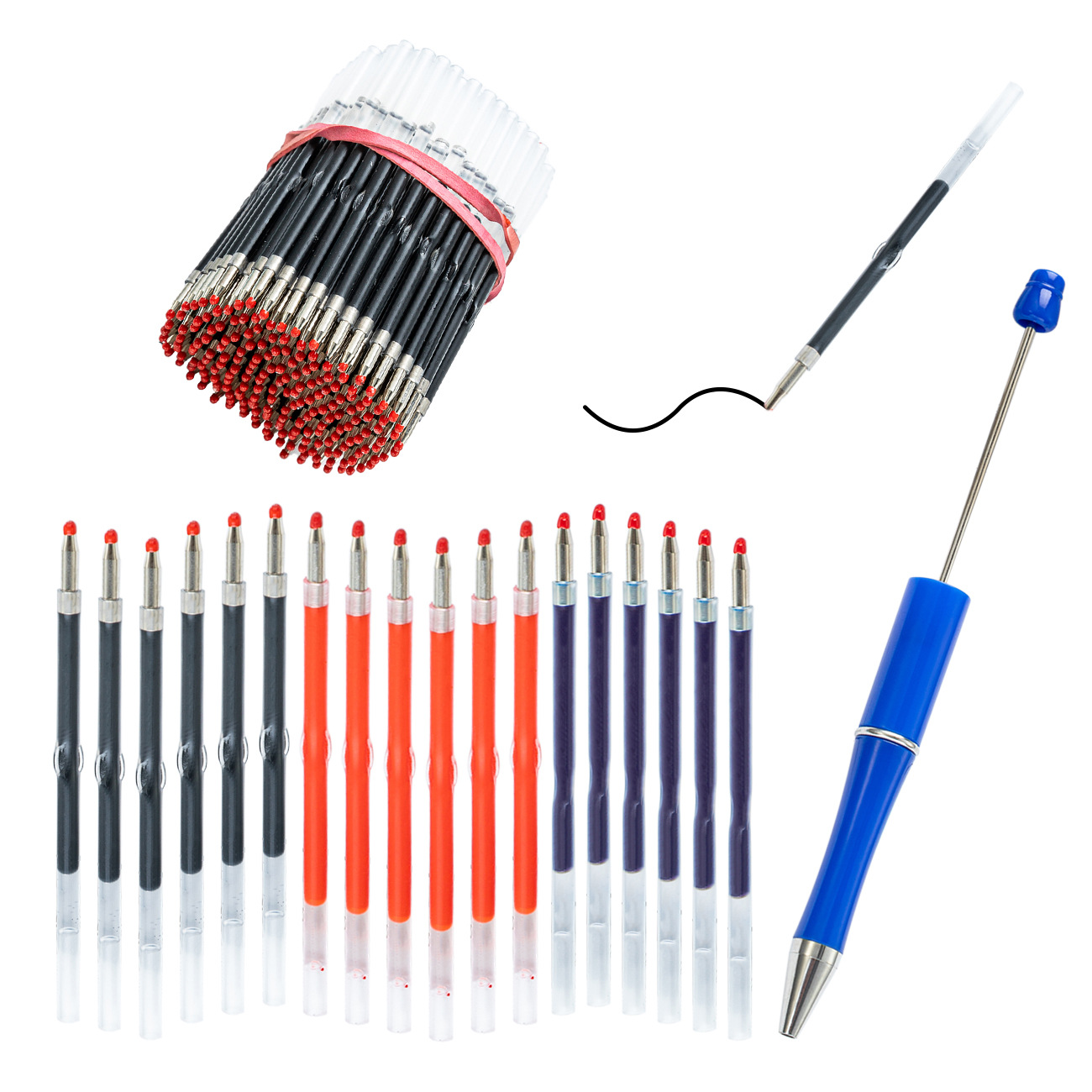 Repuesto de Tinta Gel de Plástico 0.5 mm para Estudiantes y Oficina