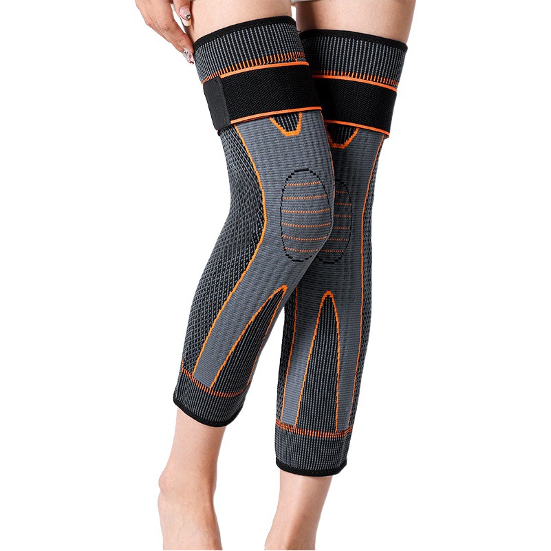Otoño e Invierno ajenjo rodillera cubierta antideslizante caliente vieja correa de pierna fría articulación de la rodilla ancianos alargados rodillera a prueba de frío