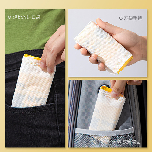 Dog poop bag, pet poop garbage bag, disposable double-layer dog poop bag, dog poop cleaning bag