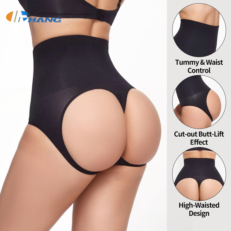 European and American Sexy High Waist Body Shaping G-string Postpartum Repair Abdominal Hip-lifting Stereotyped Traceless Waist-turned-buttock Underwear