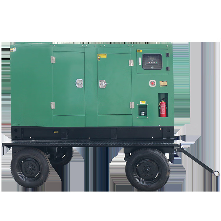 上柴股份350KW静音移动电站拖车柴油发电机组防雨自启动带牵引