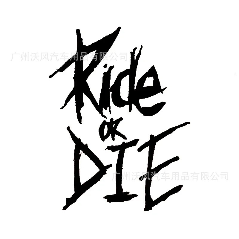 Foreign trade car stickers Ride or Die riding or death reflective stickers car motorcycle bicycle stickers D3