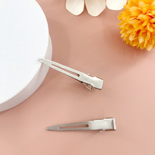 发饰金属鸭嘴开口一字弹簧夹簪夹鳄鱼发夹蝴蝶结夹边夹混批现货