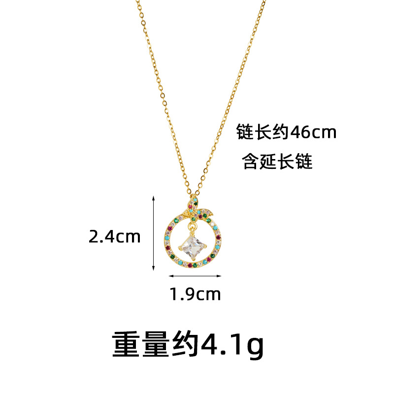 Viento ligero de lujo vietnamita diseño de collar de oro de arena sensación de mariposa aretes de borda redonda versátiles joyas no se desvanecen