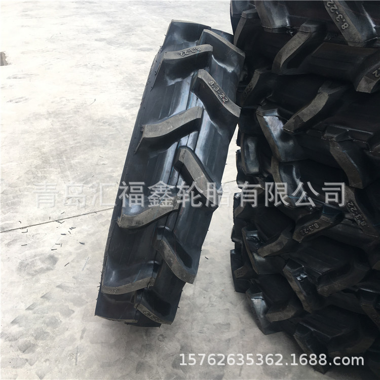 供应 8.3-22加深花纹人字农用胎销售农业轮胎半高花轮胎