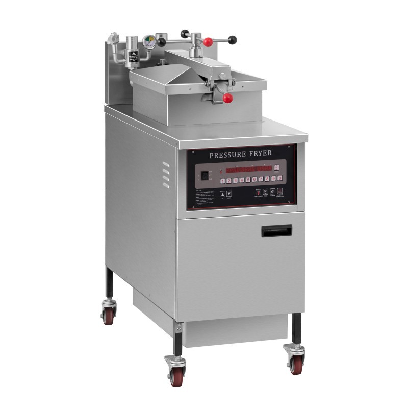 上海红联工厂直销出口款压力炸鸡炉高压油炸锅带滤油电脑面板