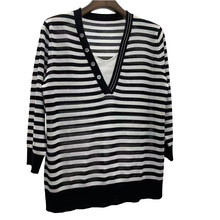 源头毛衣加工厂可承接国内外中高端货品超细羊毛条纹假两件套头衫