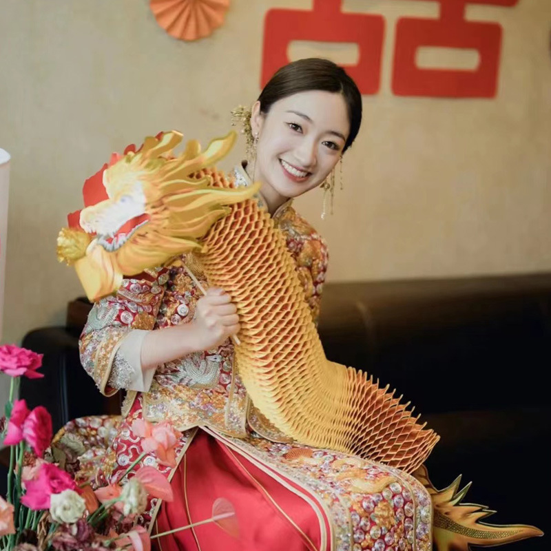 폭발 3 골든 드래곤 (길이 3 미터)