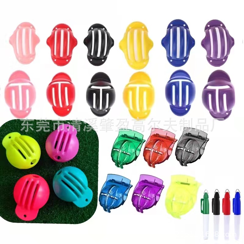 Golf pintor Scriber Golf transparente clip pintor pelota pintor suministros de golf