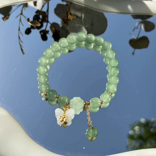 White Butterfly Donglin Yu Chuanzhu Bracelet#SZ346