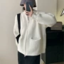 小众秋冬新款纯色开衫