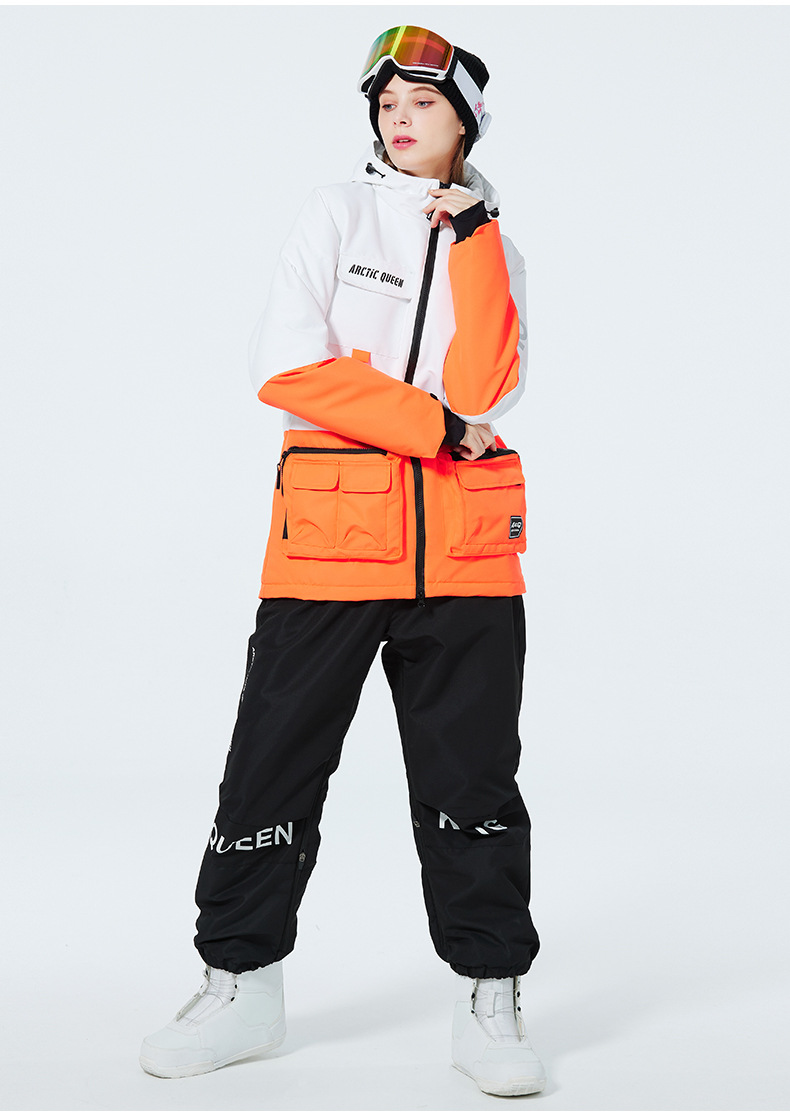 Men's Clothing Ski suit set for men and women couples warm and thick ski suit set single board double board ski suit_viptrois.com