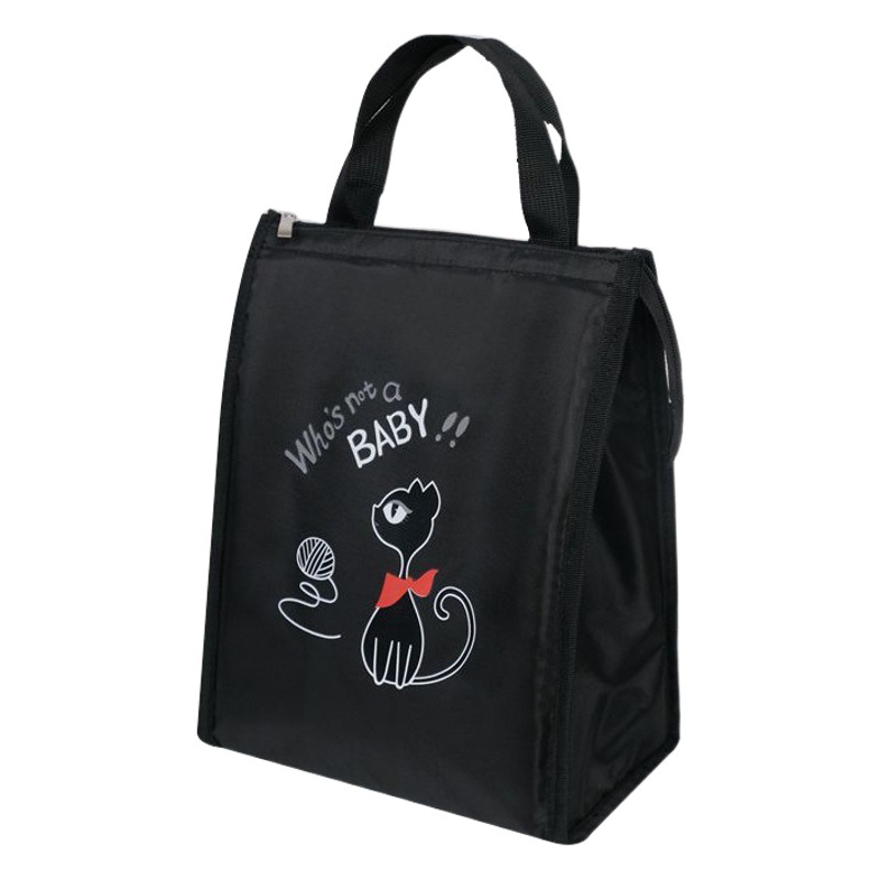 Lonchera bolso de aislamiento impermeable cubo bolsa estudiante oficinista almuerzo bolsa simple bolsa térmica engrosada