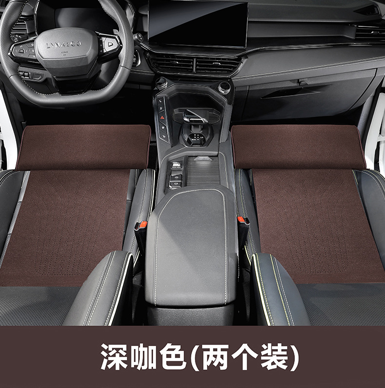 Leg support new car suede leg support car seat is equipped with decorative leg support to relieve fatigue and increase comfort