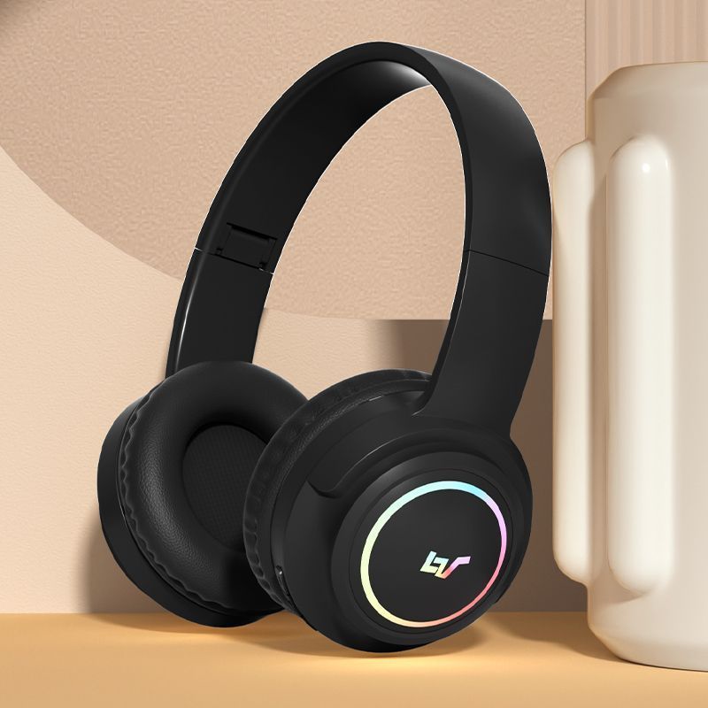 公式本物のヘッドマウント Bluetooth ヘッドセット 2025 新しい重低音ノイズリダクションゲーム、マイク通話付き、超長いバッテリー寿命|undefined