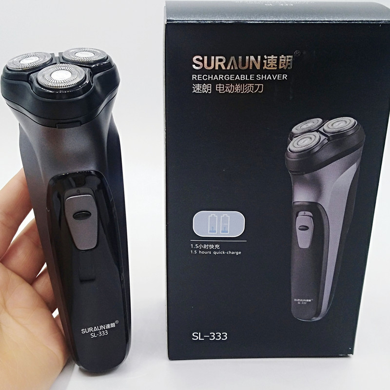 速朗かみそり充電電動メンズスクレーパーフローティング3ナイフヘッドUSB充電SL339モデル|undefined