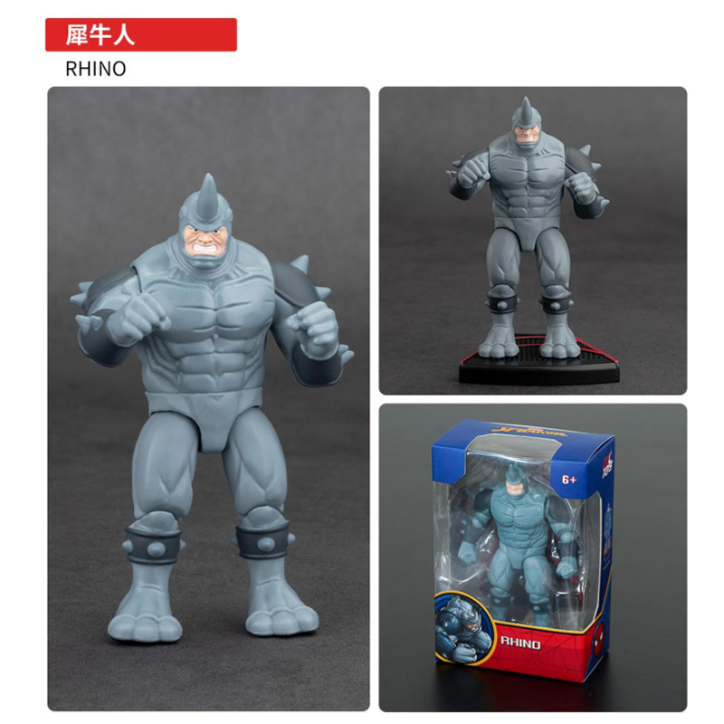 Nuevos productos genuinos de Marvel 4 pulgadas serie clásica Spiderman como 4 pulgadas muñecas móviles modelo de decoración hecha a mano