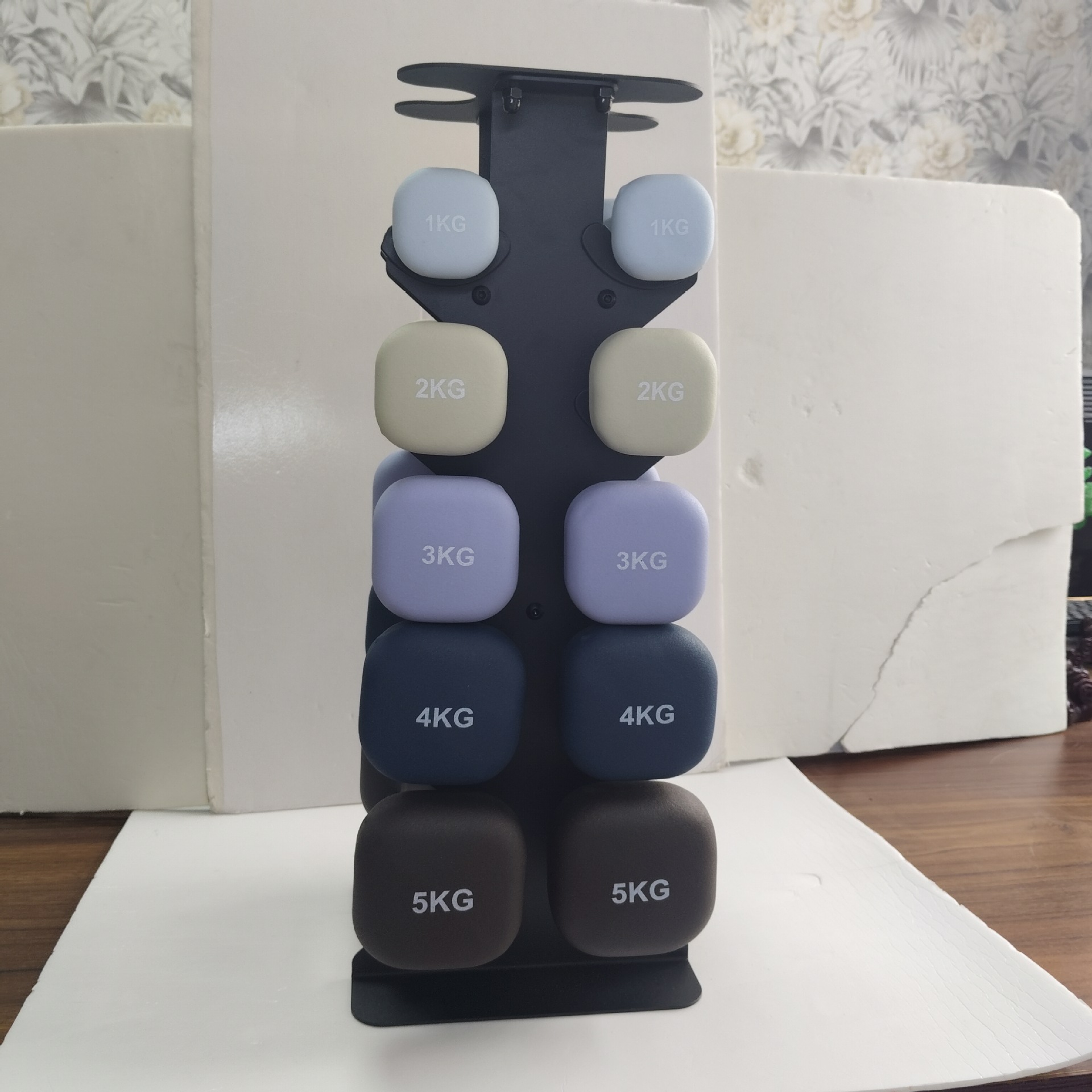 1/2/3/4/5kg five pairs + five-layer iron frame