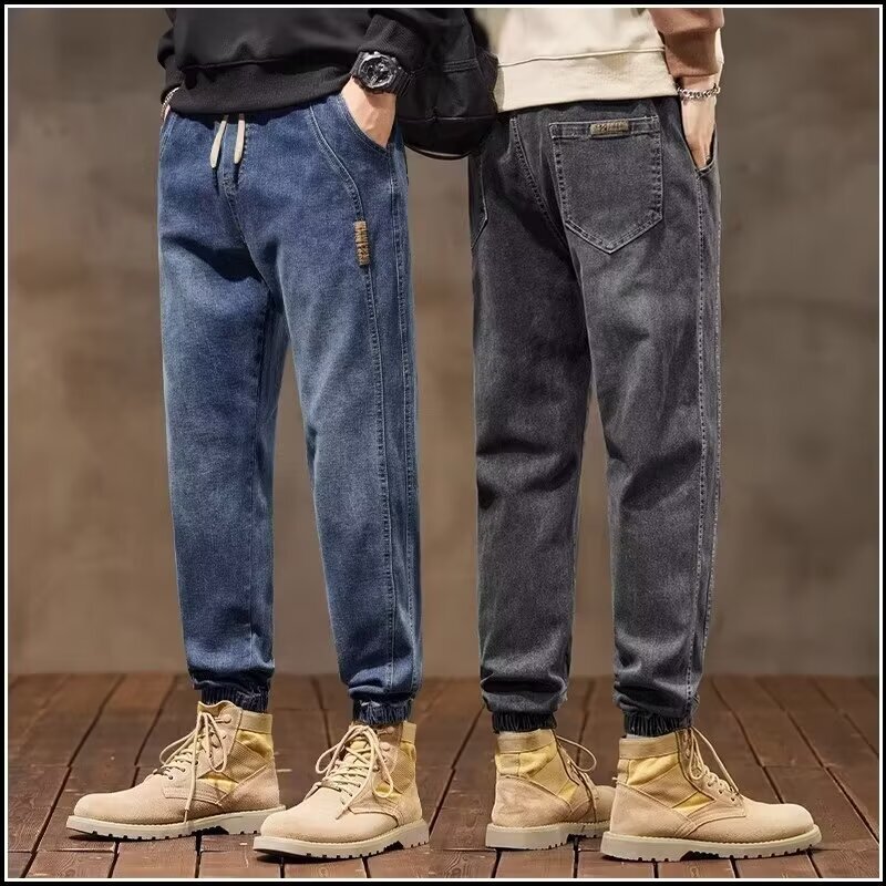 Working pants men's site tear-proof work clothes labor protection work pants wear-resistant loose-fit jeans men's
