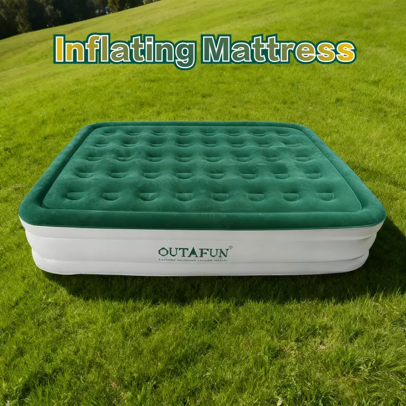 支持跨境充气床垫户外便携 自动充气折叠 露营野营车载 源头工厂