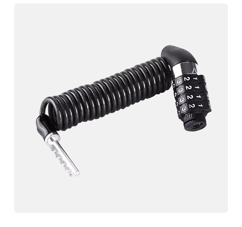 Bicycle Lock, Electric Vehicle Wire Lock, Mountain Bike, Motorcycle Anti-Theft Password, Steel Cable Lock, Luggage Lock, Helmet Lock