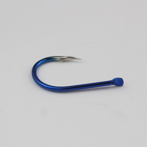 Ghost tooth blue Iseni fish hook with barbs in bulk grass carp, silver carp, bighead carp, silver carp large hook fishing gear supplies fishing hook