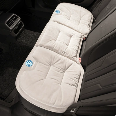 Cushions, Magotan, Tiguan L, Tayron | Seat cushion, seat cover - flannel-off-white-volkswagen-rear-row-1-piece