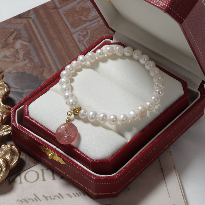 Sweet Round Baroque Pearls Bracelets 1 Piece