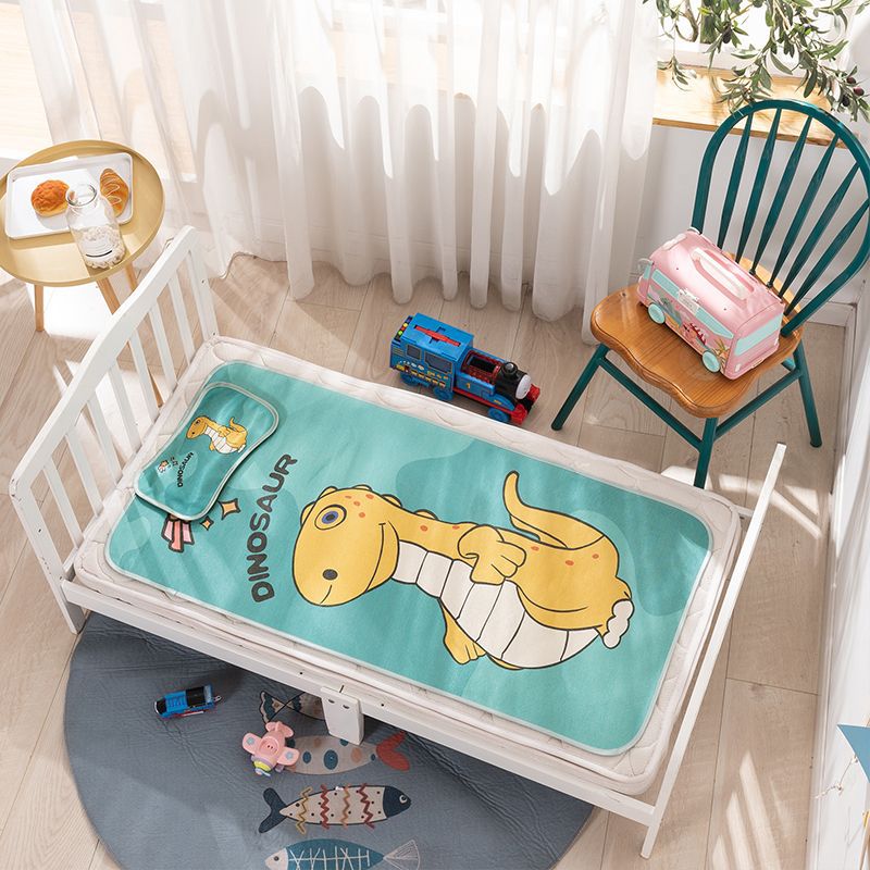 Nestera de dibujos animados para bebés, almohada de seda de hielo para bebés recién nacidos, cama de cuna para niños transpirable al por mayor
