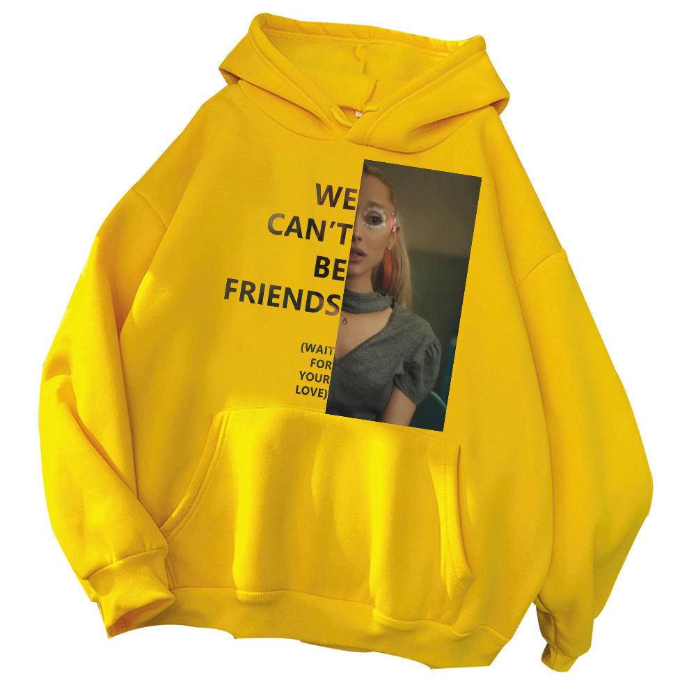Ariana Grande Wait For Your Love Hoodie Man Woman Harajuku L