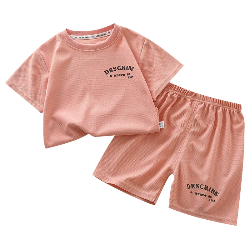 Children's Summer T-Shirt Set for Boys, Korean Style, Short Sleeve, Sizes 80–140 cm