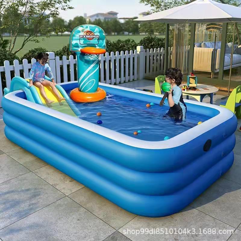 Custom new PVC inflatable basketball indoor children toy ball water outdoor inflatable pool swimming pool basketball